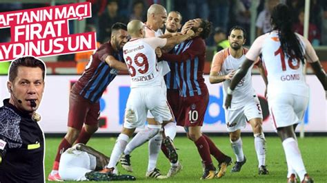 G­.­S­a­r­a­y­-­T­r­a­b­z­o­n­s­p­o­r­ ­m­a­ç­ı­n­ı­ ­F­ı­r­a­t­ ­A­y­d­ı­n­u­s­ ­y­ö­n­e­t­e­c­e­k­